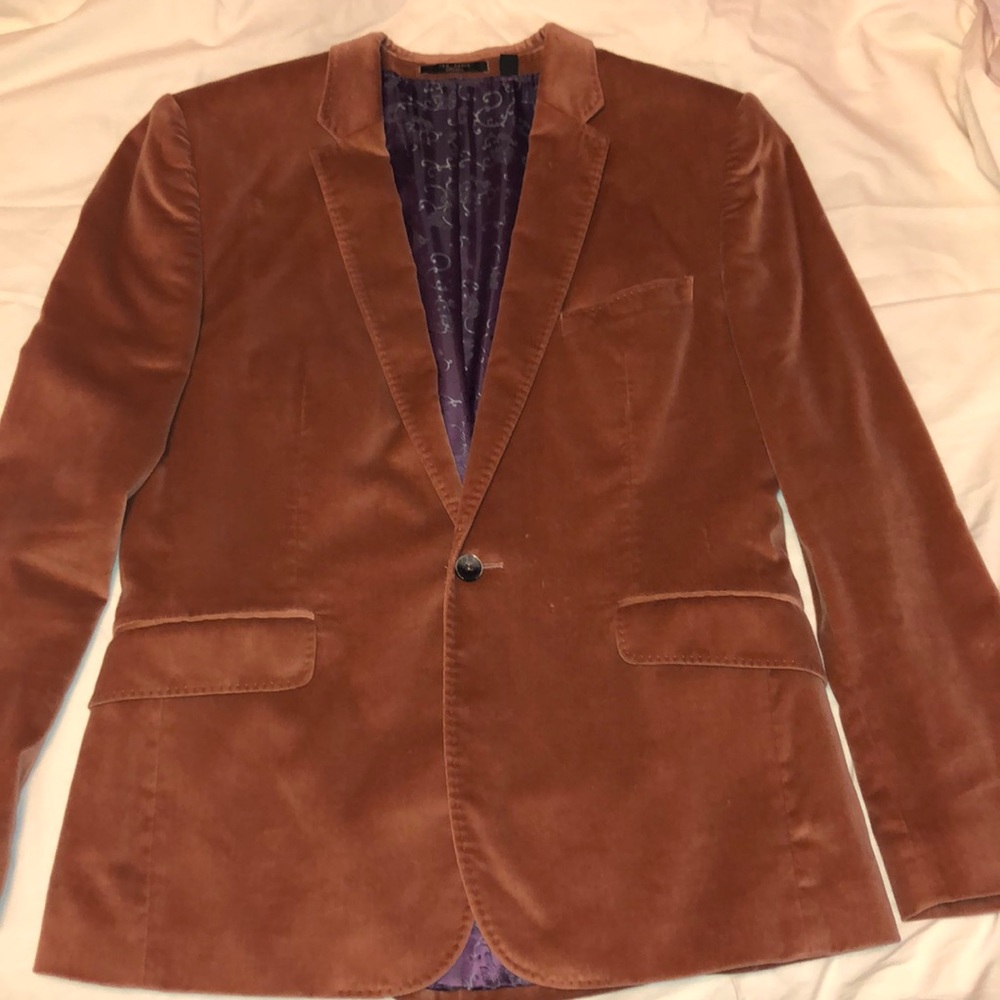 Ted Baker Blush Velvet Blazer Men’s 40R
